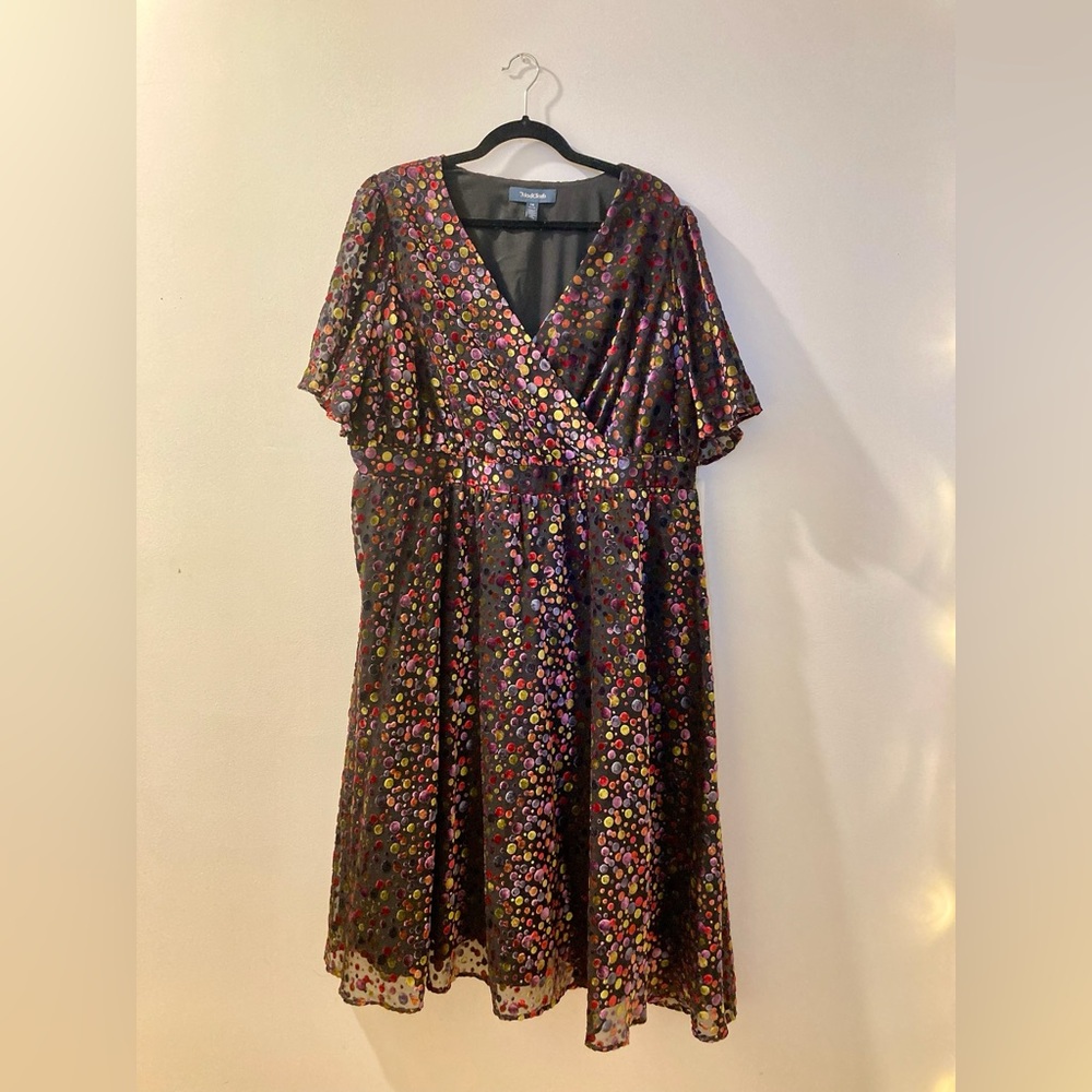 ModCloth Bubbly Feelings Velvet Dress